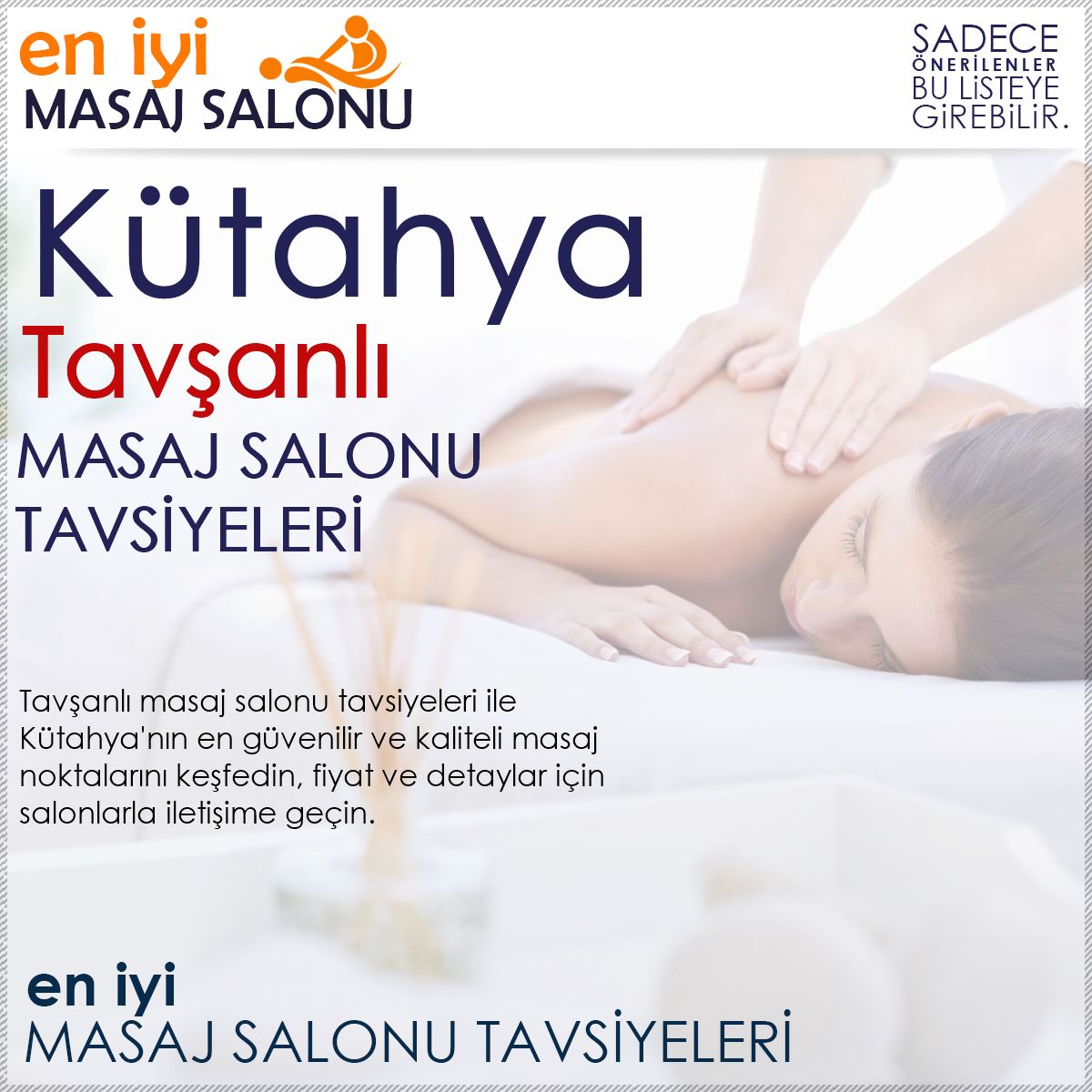 Tavşanlı Masaj Salonu Tavsiyeleri