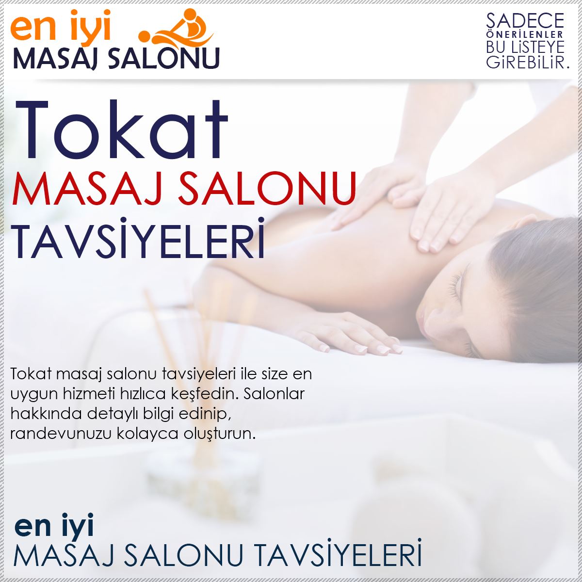 Tokat Masaj Salonu Tavsiyeleri