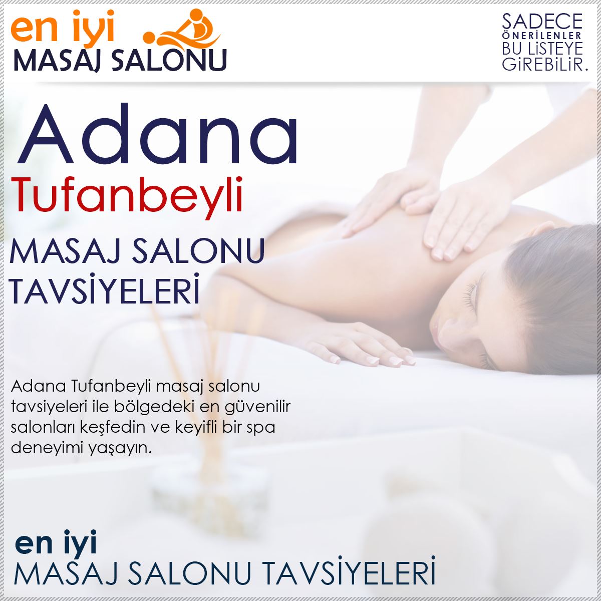 Tufanbeyli Masaj Salonu Tavsiyeleri