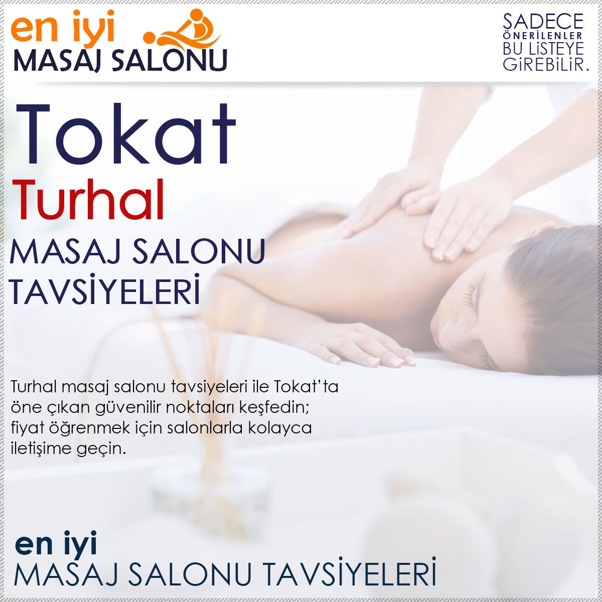 Turhal Masaj Salonu Tavsiyeleri
