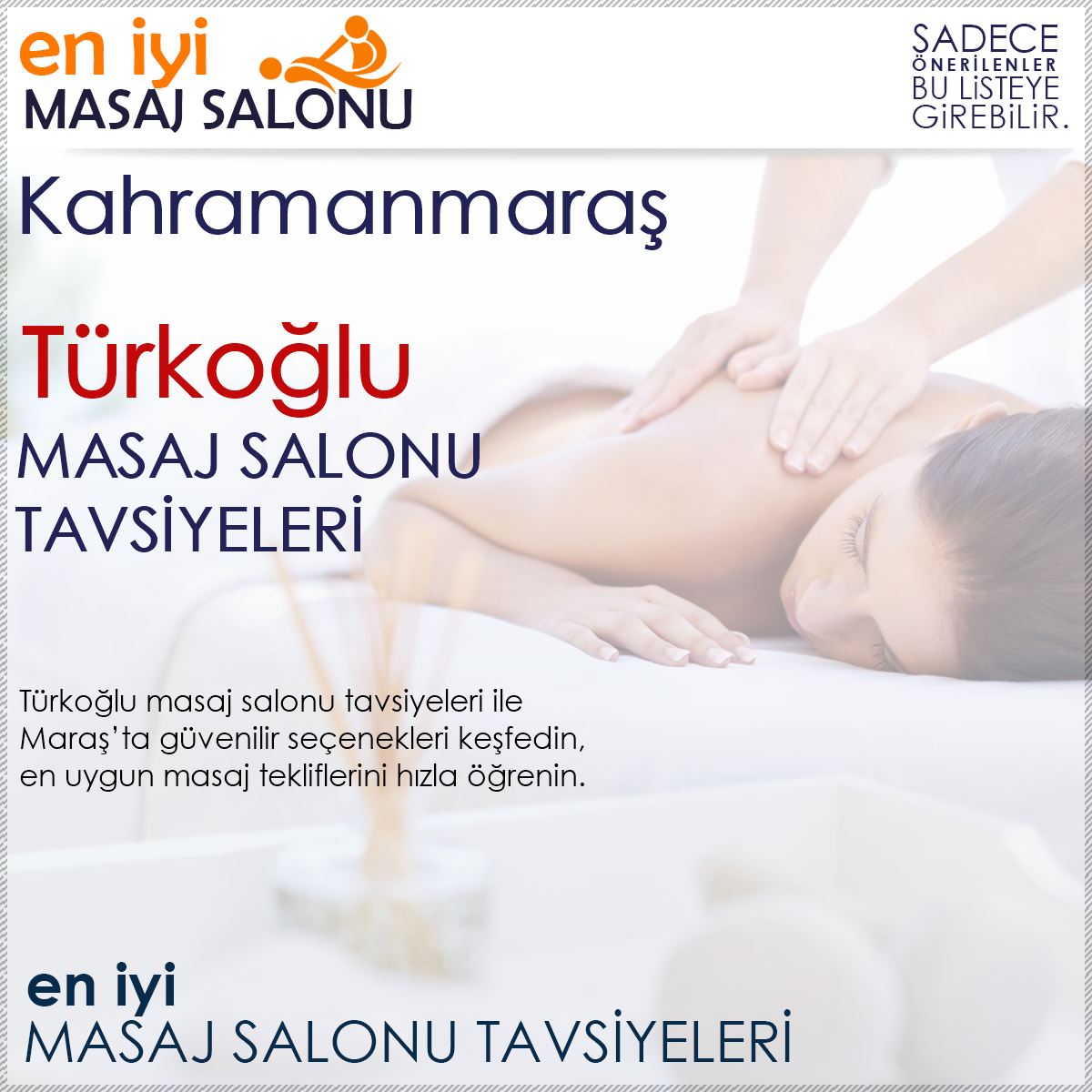 Türkoğlu Masaj Salonu Tavsiyeleri
