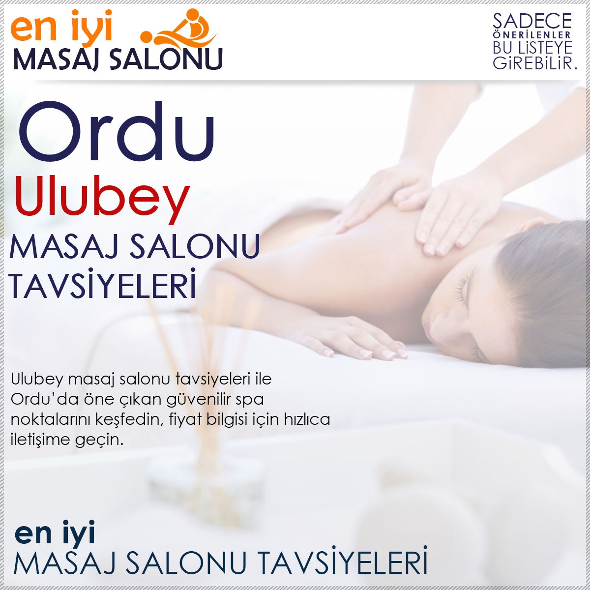 Ulubey Masaj Salonu Tavsiyeleri