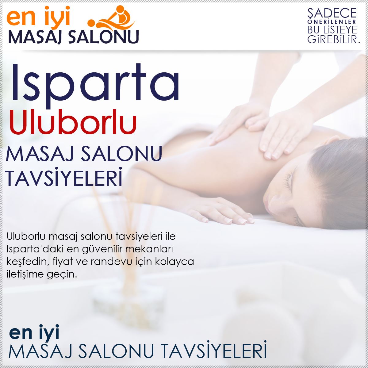Uluborlu Masaj Salonu Tavsiyeleri