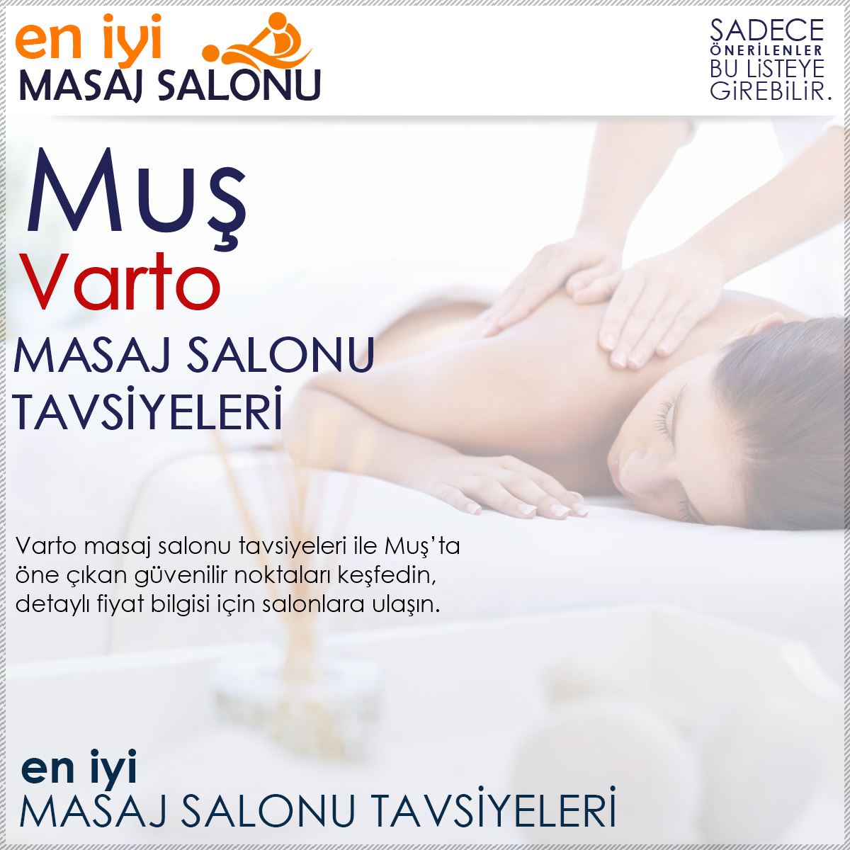 Varto Masaj Salonu Tavsiyeleri