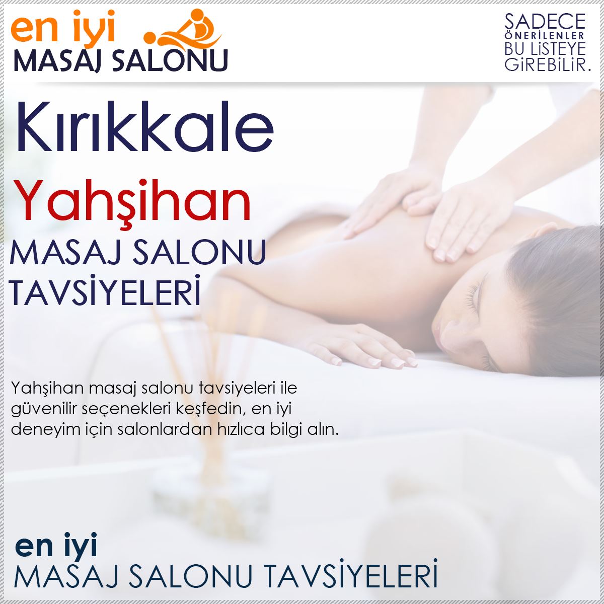 Yahşihan Masaj Salonu Tavsiyeleri