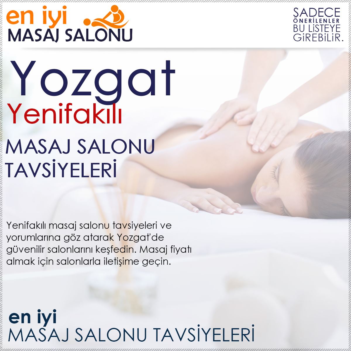 Yenifakılı Masaj Salonu Tavsiyeleri