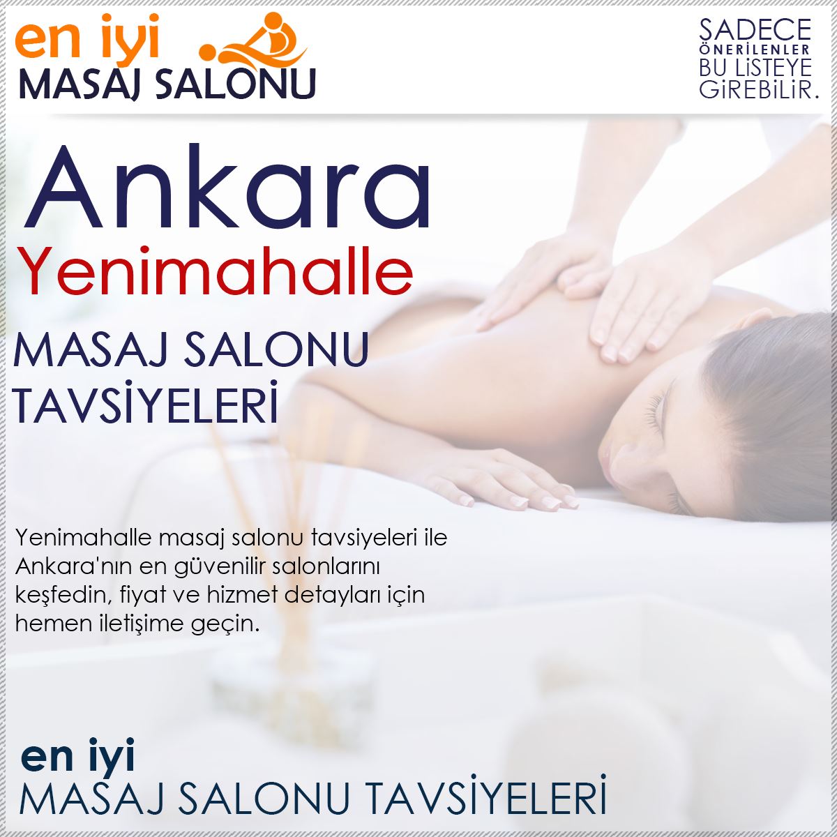 Yenimahalle Masaj Salonu Tavsiyeleri
