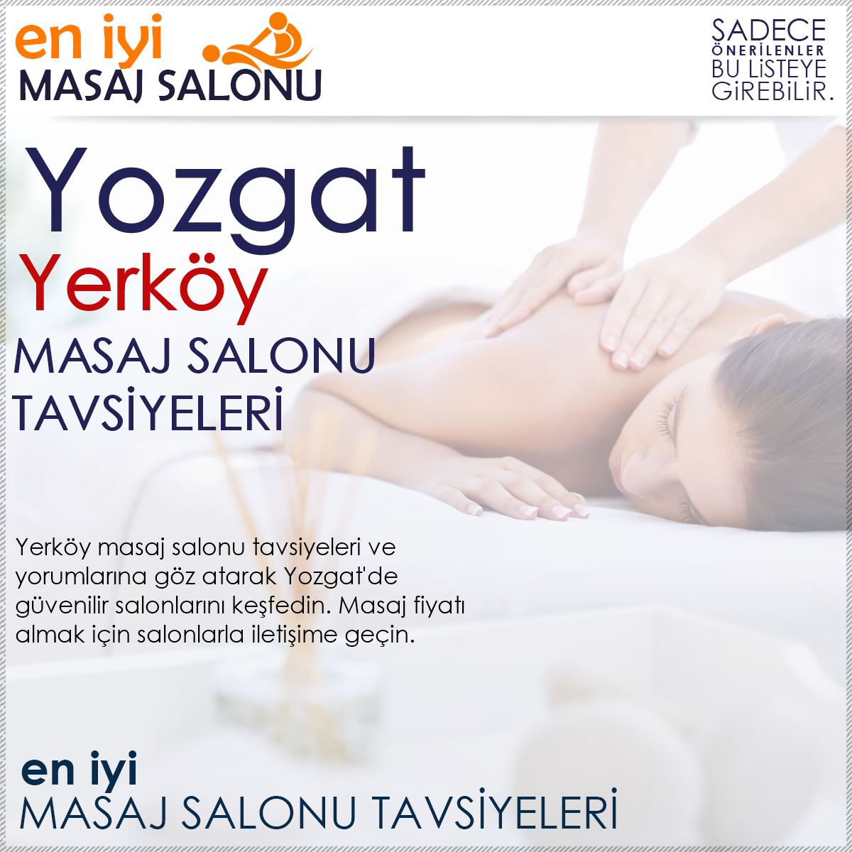 Yerköy Masaj Salonu Tavsiyeleri