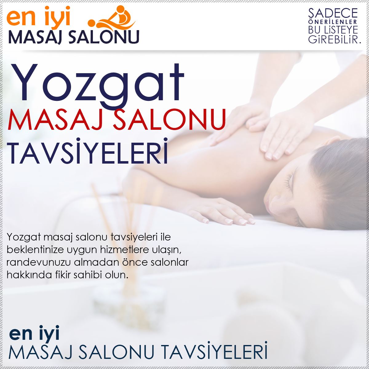 Yozgat Masaj Salonu Tavsiyeleri
