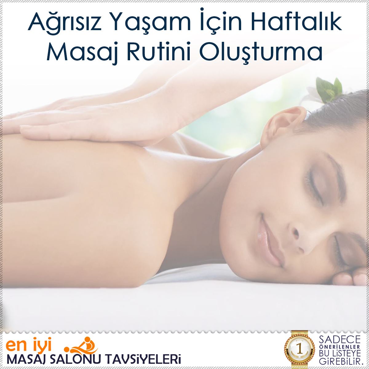 Ağrısız Yaşam İçin Haftalık Masaj Rutini Oluşturma : Kapak Görseli