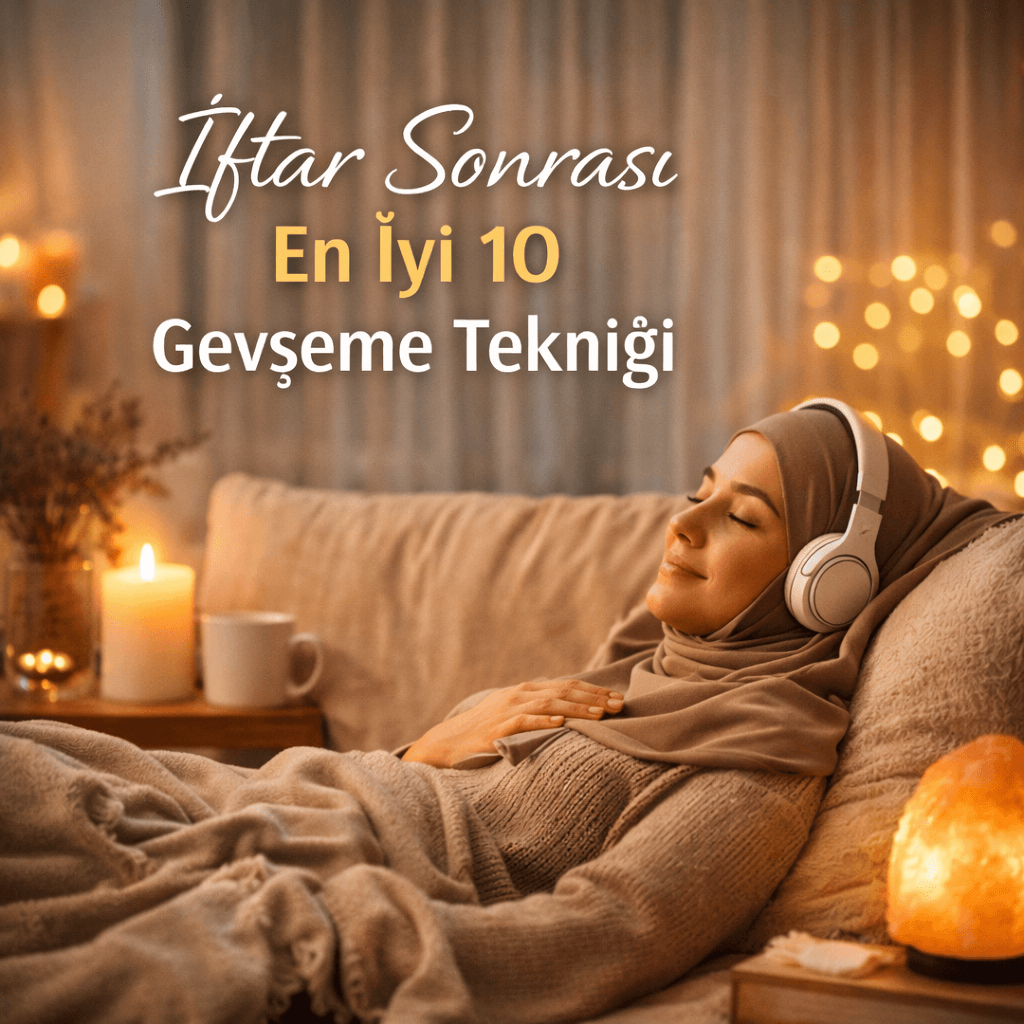 İftar Sonrası En İyi 10 Gevşeme Tekniği : Kapak Görseli