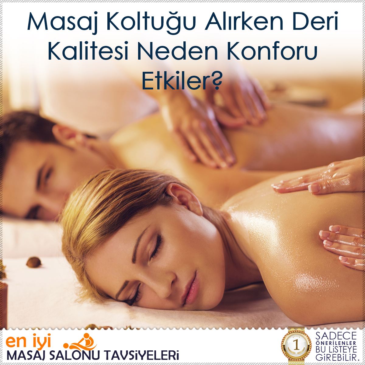 Masaj Koltuğu Alırken Deri Kalitesi Neden Konforu Etkiler?