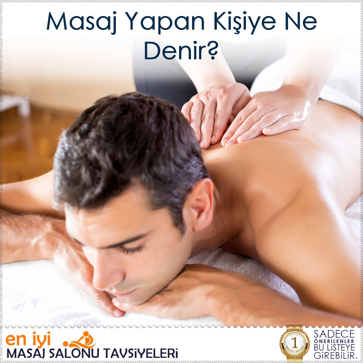 Masaj Yapan Kişiye Ne Denir? : Kapak Görseli