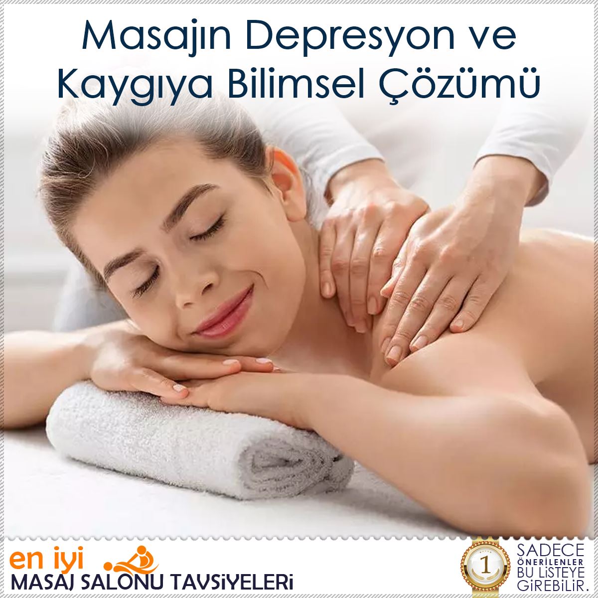 Masajın Depresyon ve Kaygıya Bilimsel Çözümü : Kapak Görseli