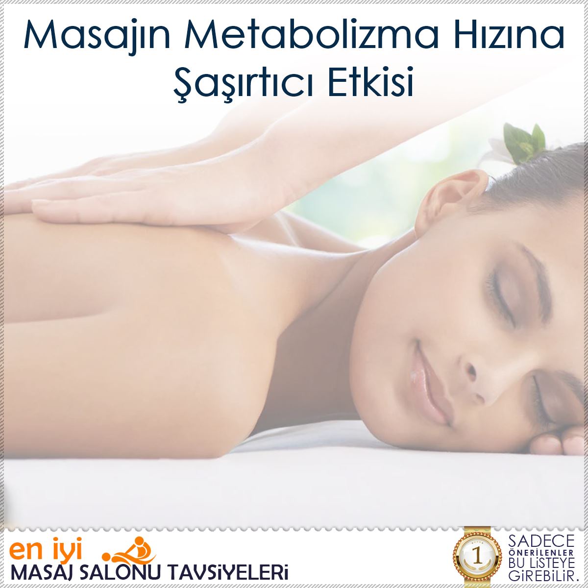 Masajın Metabolizma Hızına Şaşırtıcı Etkisi : Kapak Görseli